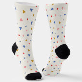 Chaussette Motif triangle à main (Angulaire)