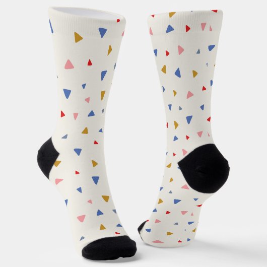 Chaussette Motif triangle à main (Angulaire)