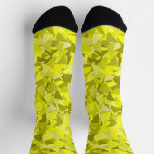 Chaussette Motif Triangle Vert Jaune (Haut)