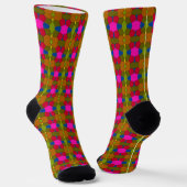Chaussette Motif unique coloré (Angulaire)