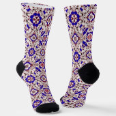 Chaussette Motif vibrant multicolore (Angulaire)