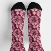 Chaussette Motif vibrant multicolore rose (Haut)