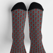 Chaussette Motif violon rouge (Haut)
