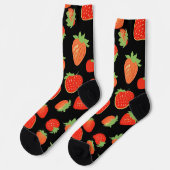 Chaussette Motifs de fraises (Gauche)