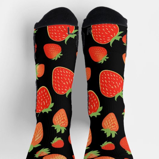 Chaussette Motifs de fraises (Haut)