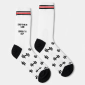 Chaussette Motivation Haltères Sport (Droite)