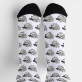 Chaussette Mouton Noir (Haut)