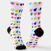 Chaussette Multi couleurs de Jelly Beans (Angulaire)