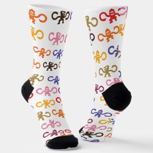 Chaussette Multi-Monkey Business Socks (Angulaire)