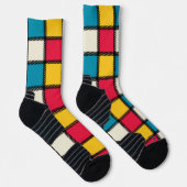 Chaussette Multicolor Tartan Motif (Droite)