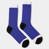 Chaussette mur bleu avec horloge (Droite)