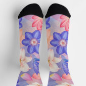 Chaussette Mur de fleurs (Haut)