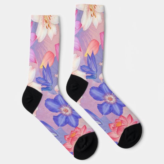 Chaussette Mur de fleurs (Droite)