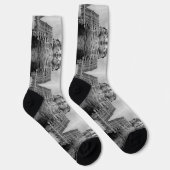 Chaussette Musée océanographique de Monaco vintage (Droite)
