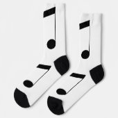 Chaussette Music One Black Beam Note, (Gauche)