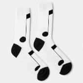 Chaussette Music One Black Beam Note, (Droite)