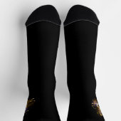 Chaussette Musique de clé de sol en or (Haut)