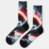 Chaussette Mystical Cosmic Celestial Owl (Gauche)