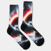 Chaussette Mystical Cosmic Celestial Owl (Droite)