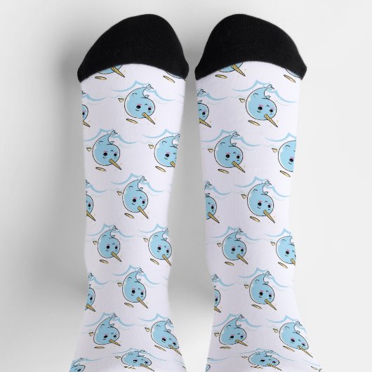 Chaussette Narwhal Angel Cutie (Haut)