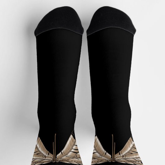 Chaussette Native Art Socks Eagle Fathers Socks Customized (Haut)