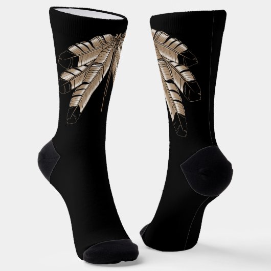 Chaussette Native Art Socks Eagle Fathers Socks Customized (Angulaire)