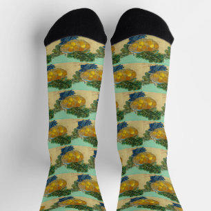 Chaussette Nature morte de Van Gogh Oranges Citrons Gants Ble