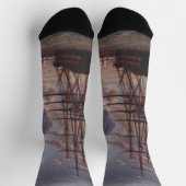 Chaussette Navire et une frégate à l'ancre (Haut)
