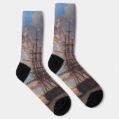 Chaussette Navire et une frégate à l'ancre (Droite)
