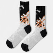 Chaussette Né à Cheer / Danse - Chaussettes orange (Gauche)