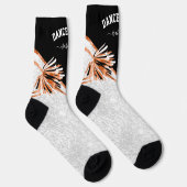 Chaussette Né à Cheer / Danse - Chaussettes orange (Droite)
