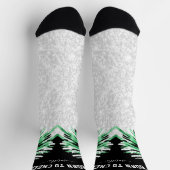 Chaussette Né à Cheer / Danse - Chaussettes vertes (Haut)
