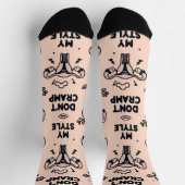 Chaussette Ne pas découper mon style (Haut)