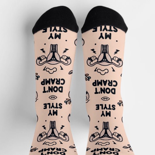 Chaussette Ne pas découper mon style (Haut)