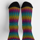 Chaussette Neon Bright mode design coloré tendance (Haut)
