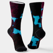 Chaussette Neon Noir Cow (Angulaire)