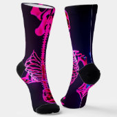 Chaussette Neon Skeleton Socks (Angulaire)