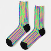 Chaussette Neon Stripe (Gauche)