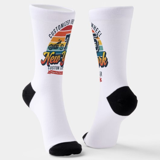 Chaussette New york Crew Socks (Angulaire)