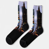 Chaussette New York Socks Times Square NYC Souvenir Socks (Gauche)