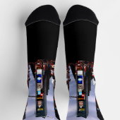 Chaussette New York Socks Times Square NYC Souvenir Socks (Haut)