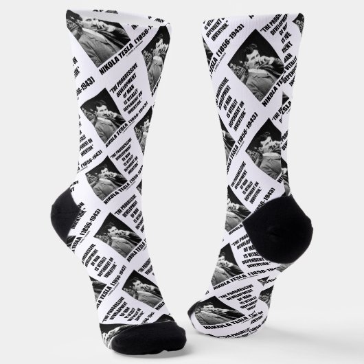 Chaussette Nikola Tesla Développement Progressif De La Citati (Angulaire)