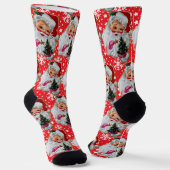 Chaussette Noël classique du Père Noël (Angulaire)