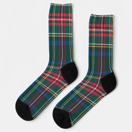 Chaussette Noël classique Tartan Plaid Festival (Gauche)