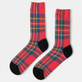 Chaussette Noël classique Tartan Plaid Festival (Gauche)