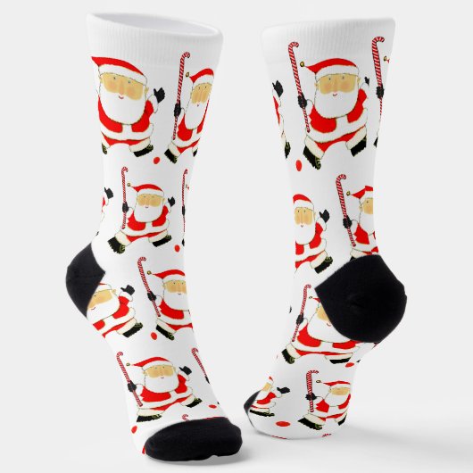 Chaussette Noël de hockey sur gazon (Angulaire)