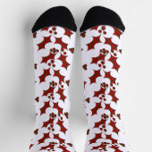 Chaussette Noël de Plaid Holly et Berries (Haut)
