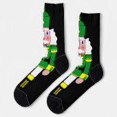 Chaussette Noël des noisettes vertes (Gauche)