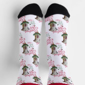 Chaussette Noël La Mancha Baby Chèvre Voeux (Haut)