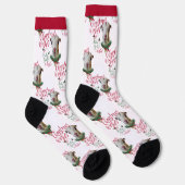 Chaussette Noël La Mancha Baby Chèvre Voeux (Droite)